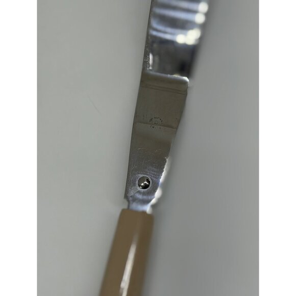 Vintage Flint Arrowhead Spatula 12.5" Stainless Steel Acrylic Handle USA MCM - Picture 5 of 8